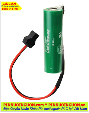 Varta CRAA (Zắc cắm đen); Pin nuôi nguồn Varta CRAA lithium 3V  AA2000mAh /Xuất xứ ĐỨC